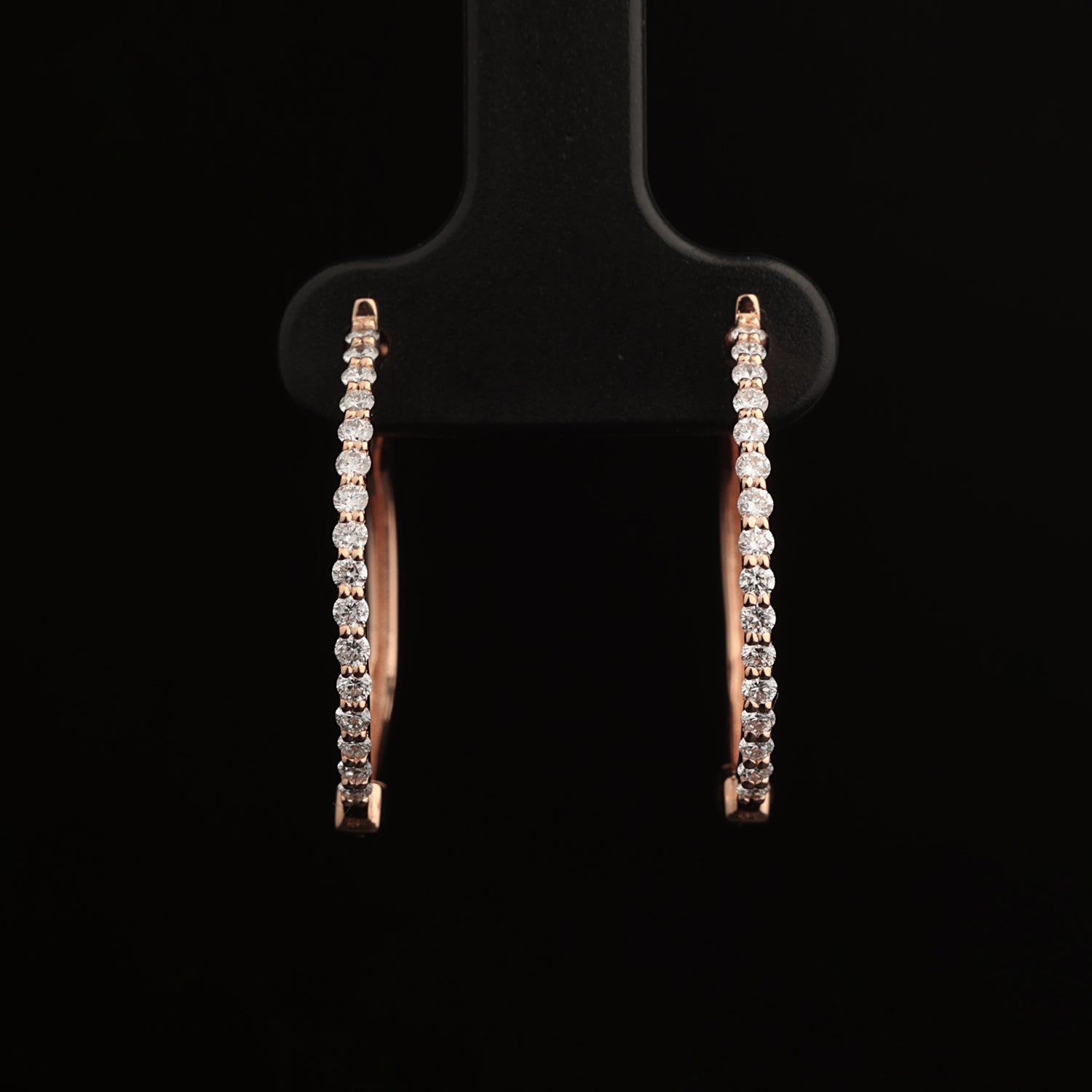 zelts 585 cena Auskari ar Dimantiem 0.50 ct, Sarkanais zelts 585° (14K) | Rīga – Fine Cast  Gems