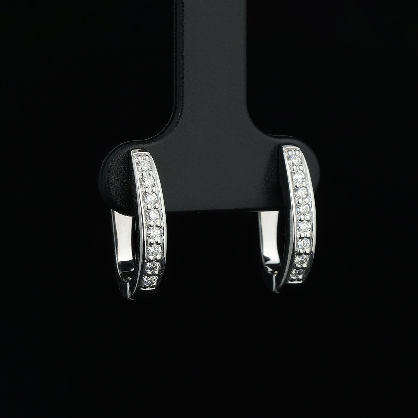 Серьги с Бриллиантами 0.25 карат, Белое золото 585° (14K)