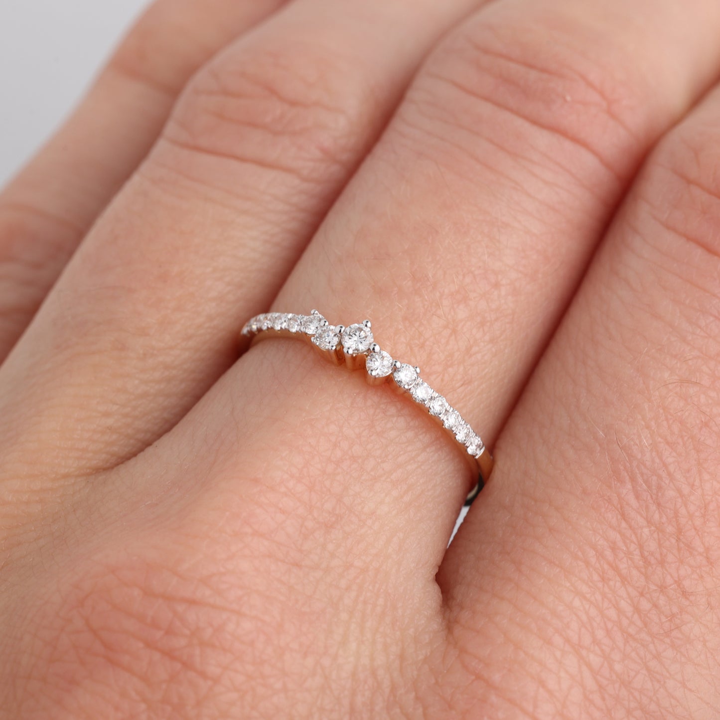 Кольцо с Бриллиантами 0.20 карат, Желтое золото 750° (18К)