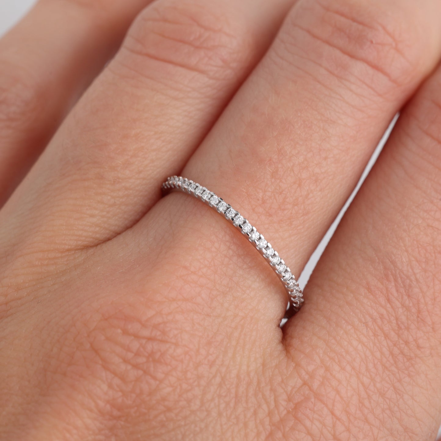 Кольцо с Бриллиантами 0.25 карат, Белое золото 750° (18К)