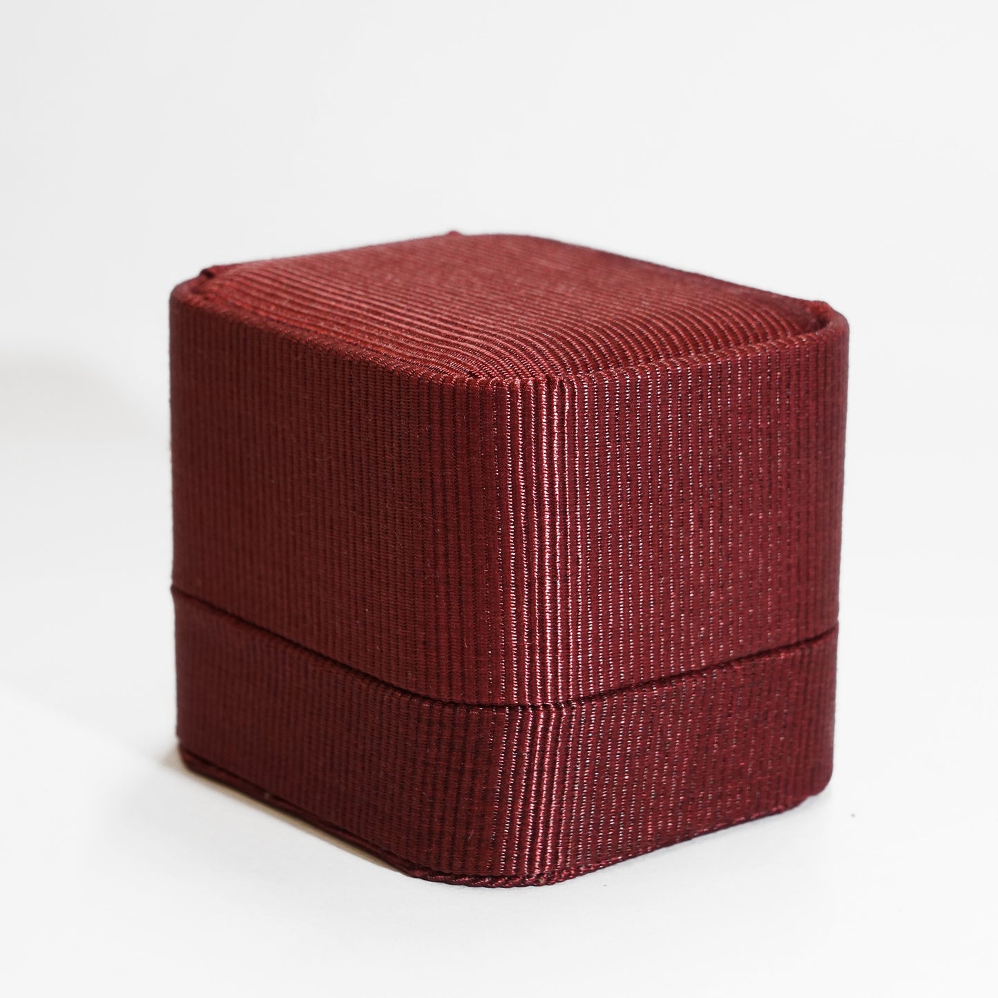 Ring Gift Box - Claret Velvet