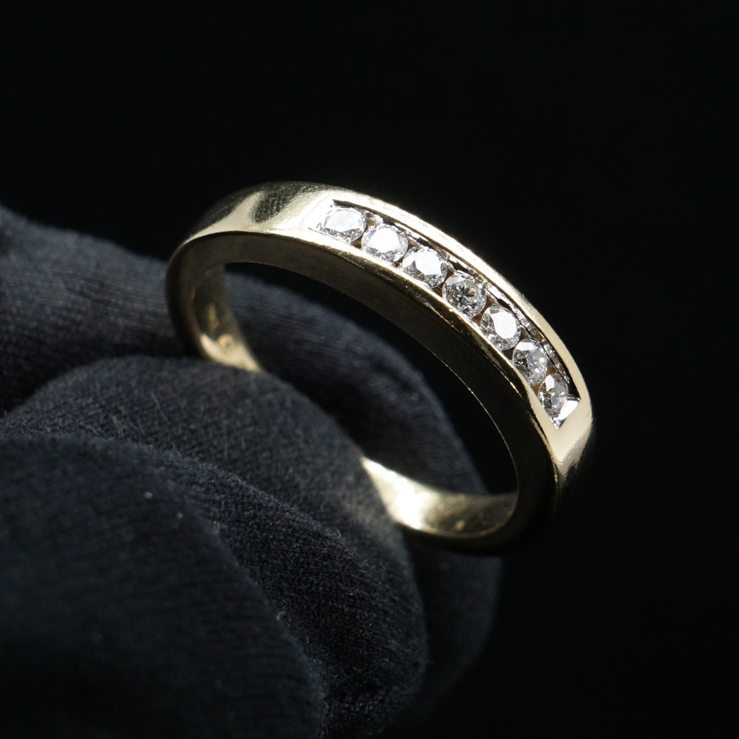 Кольцо с Бриллиантами 0.30 карат, Желтое золото 750° (18K)