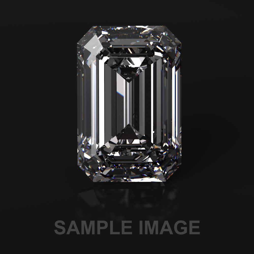 Бриллиант 1,02 карата натуральный, изумрудной огранки, G SI2 HRD