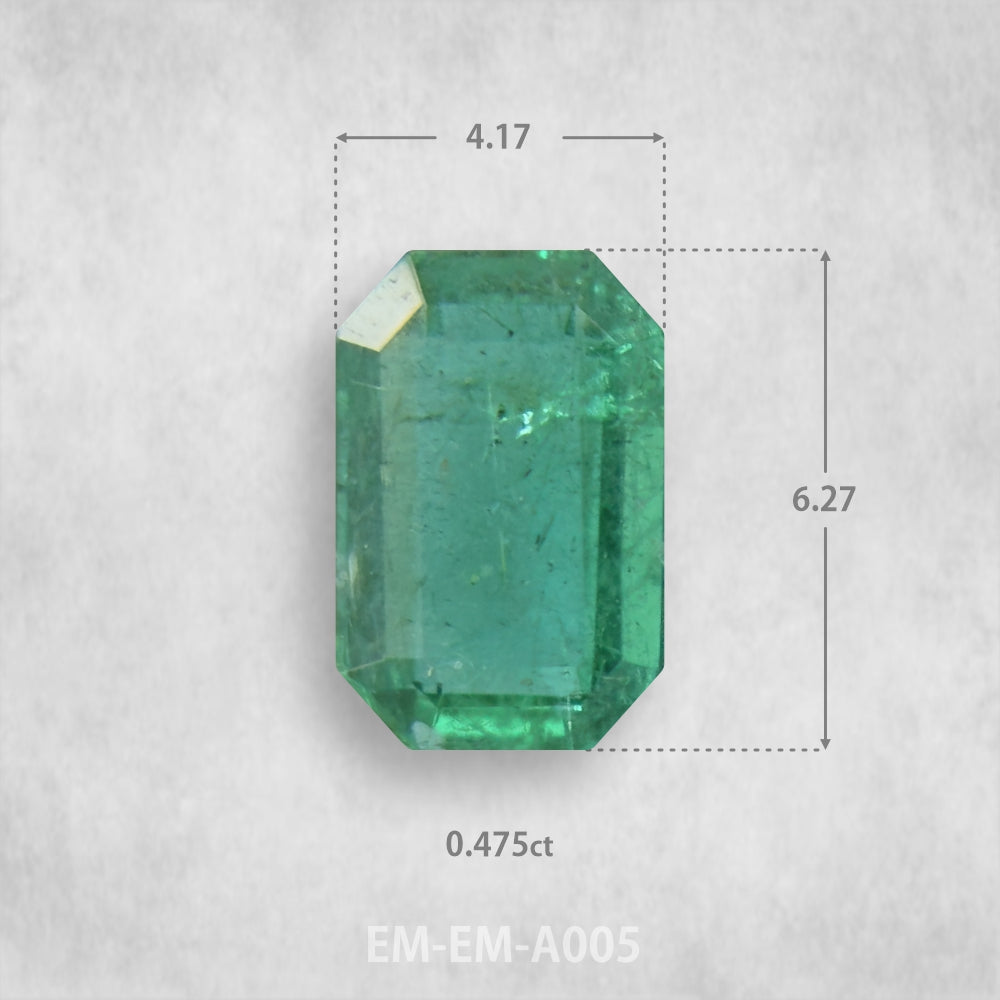Smaragds 0.475ct Dabīgs, Smaragda piegriezums