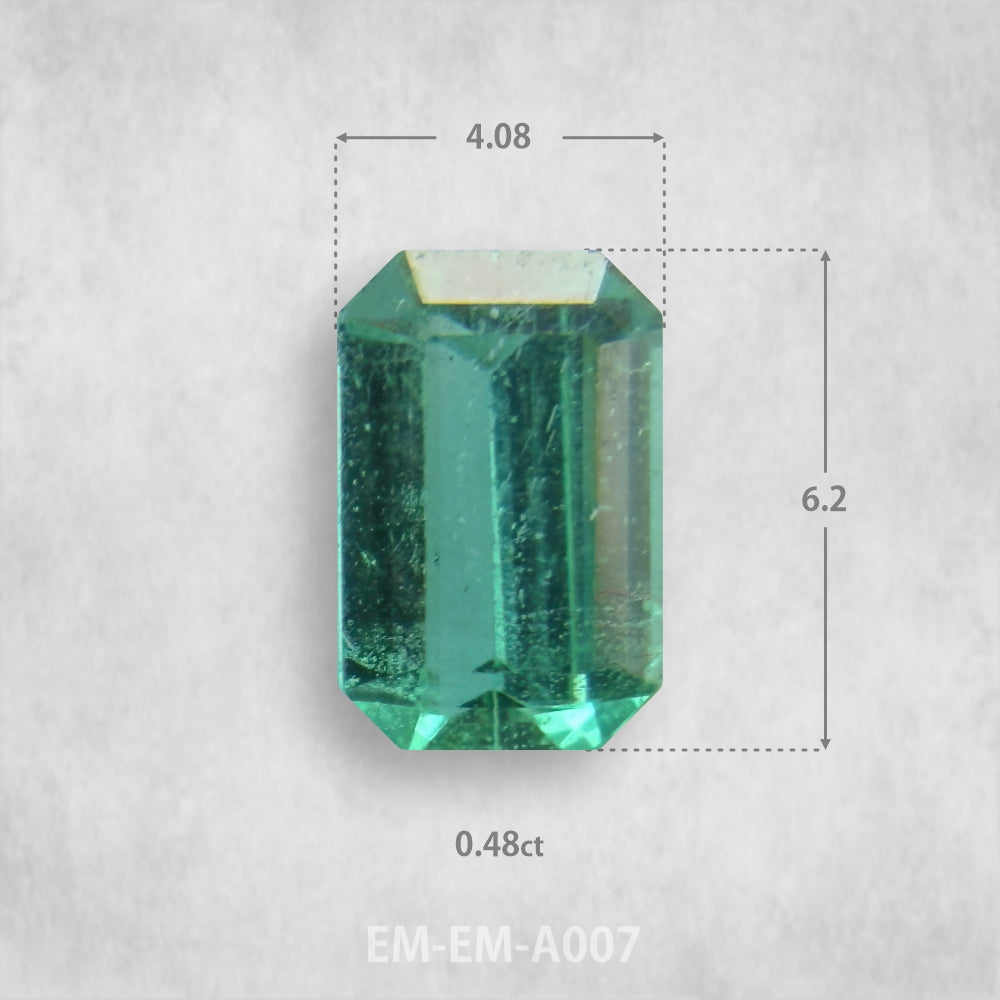 Smaragds 0.48ct Dabīgs, Smaragda piegriezums