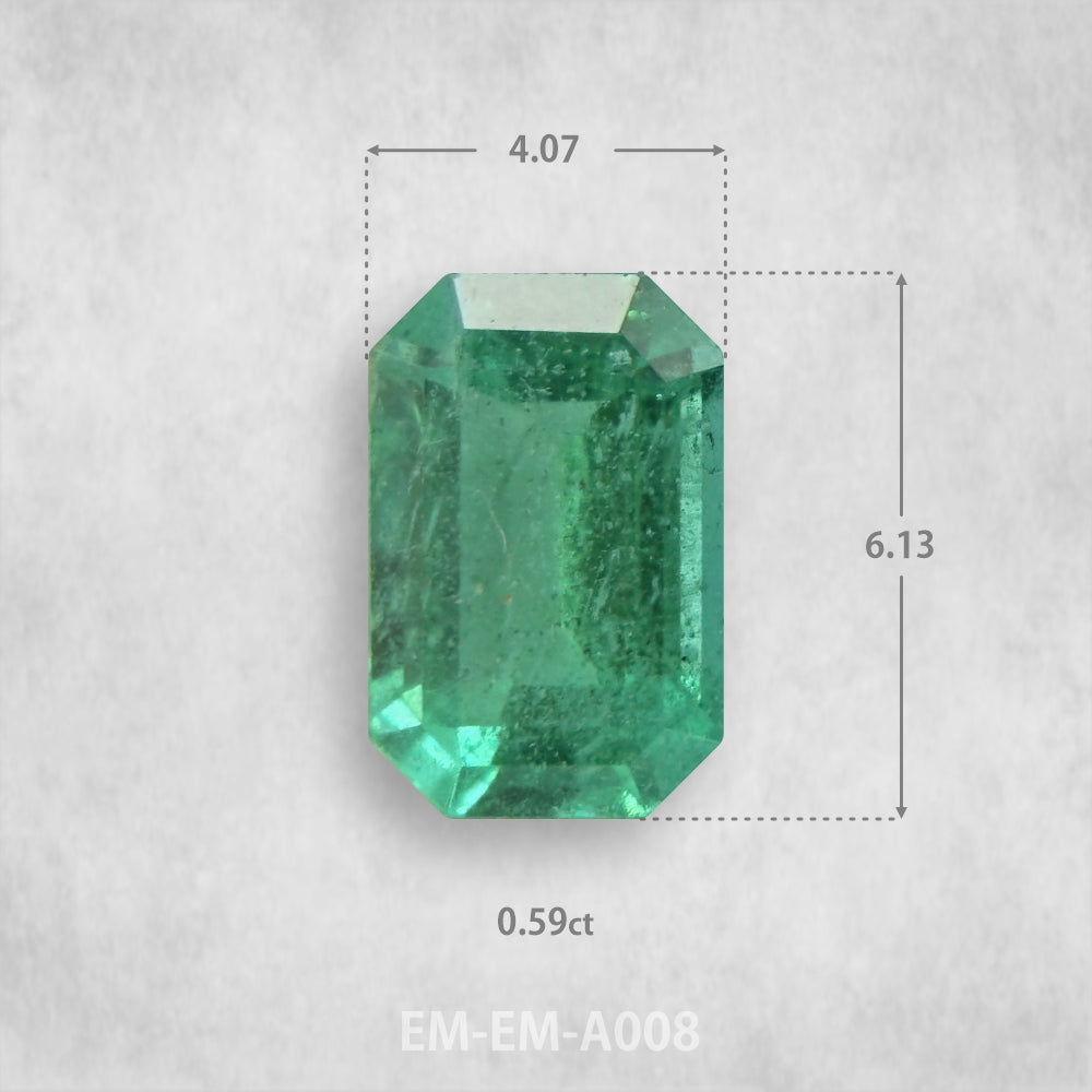 Smaragds 0.59ct Dabīgs, Smaragda piegriezums