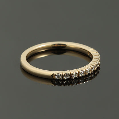 Gredzens ar Dimantiem 0.16 ct, Dzeltenais zelts 585° (14K) 