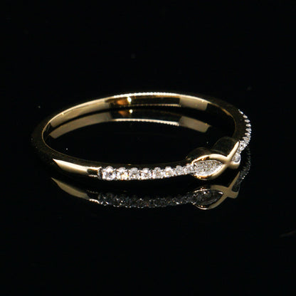 Ring with diamonds, Gold 585° (14K)