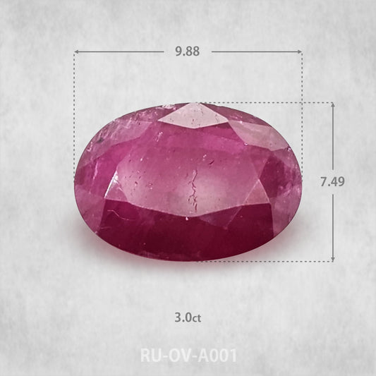 Ruby - 3 carat